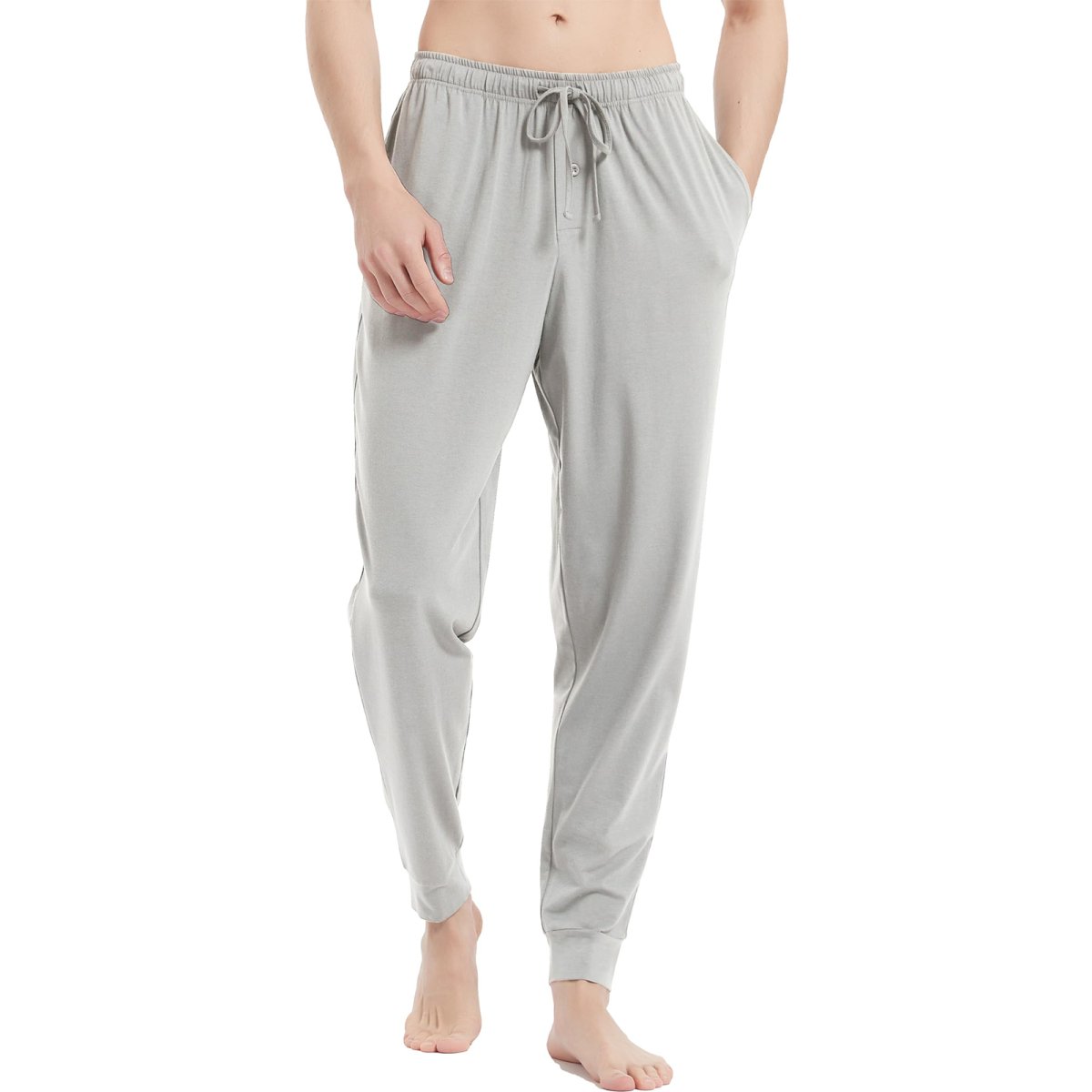 GYS Men's Bamboo Viscose Pajama Bottom Lightweight Lounge Sleep Pants - GYS