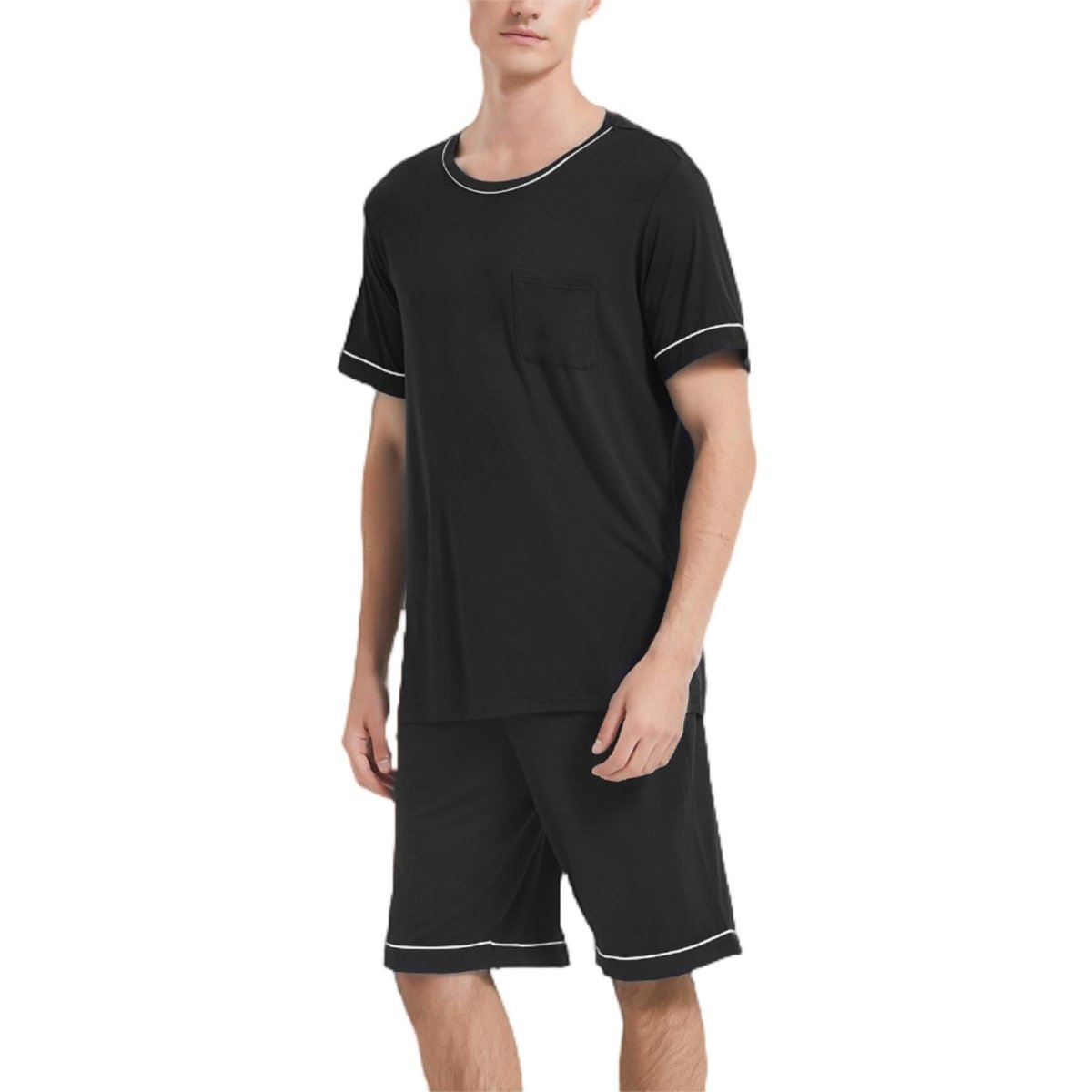 Men's Bamboo Viscose Short Sleeve Top and Shorts - GYS