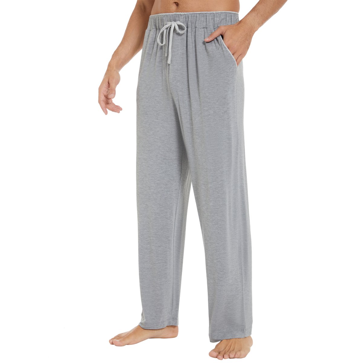 Men's Bamboo Viscose Soft Lounge Pants with Pockets - GYS