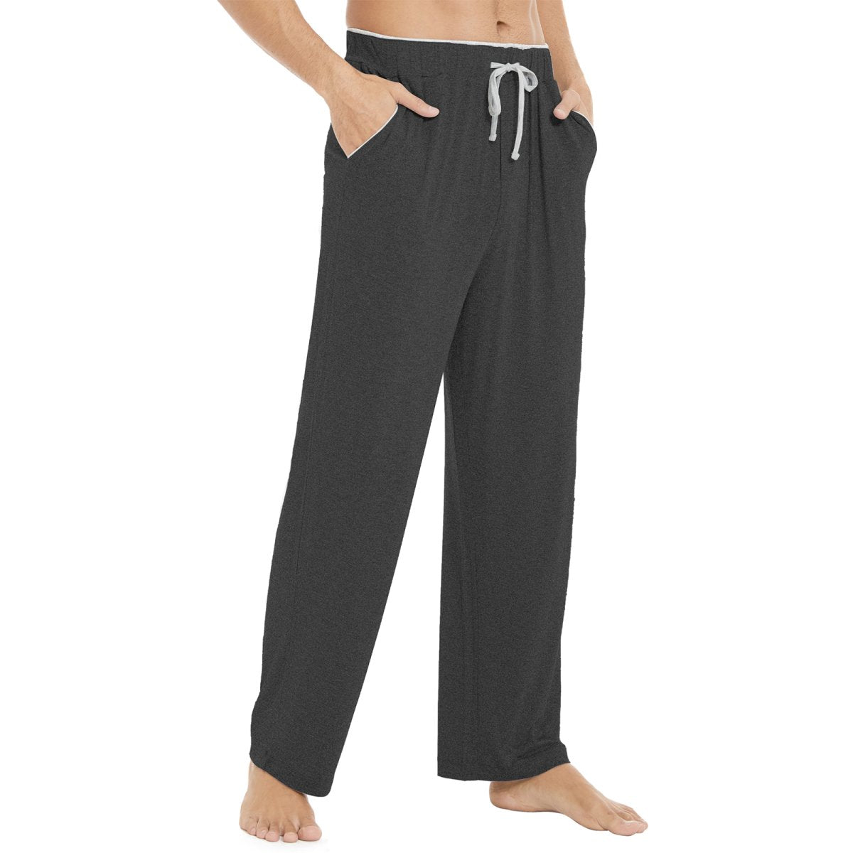 Men's Bamboo Viscose Soft Lounge Pants with Pockets - GYS