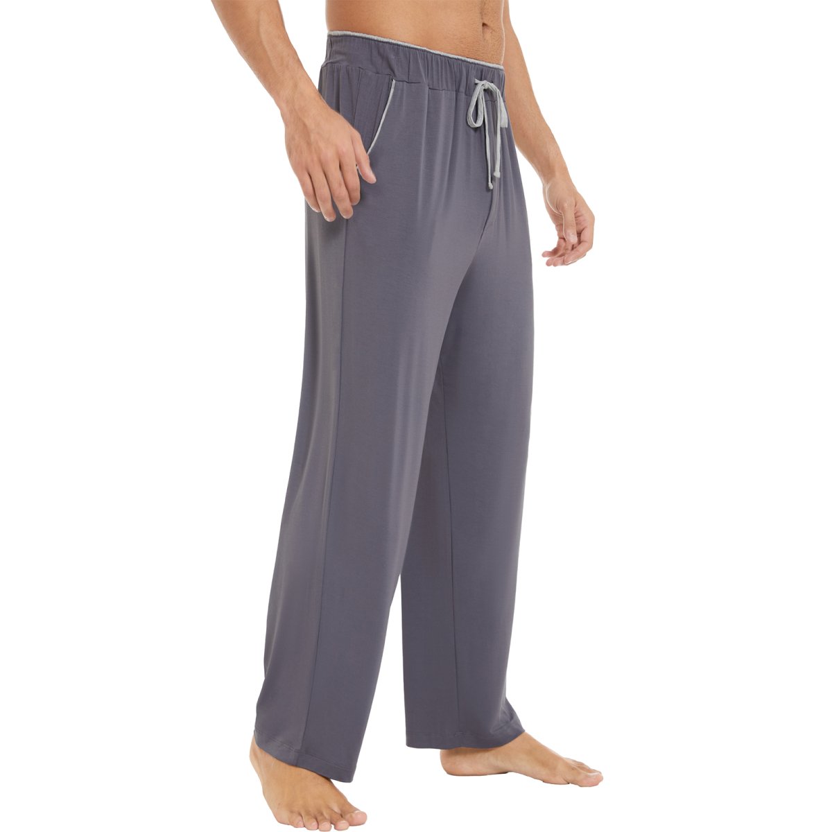 Men's Bamboo Viscose Soft Lounge Pants with Pockets - GYS