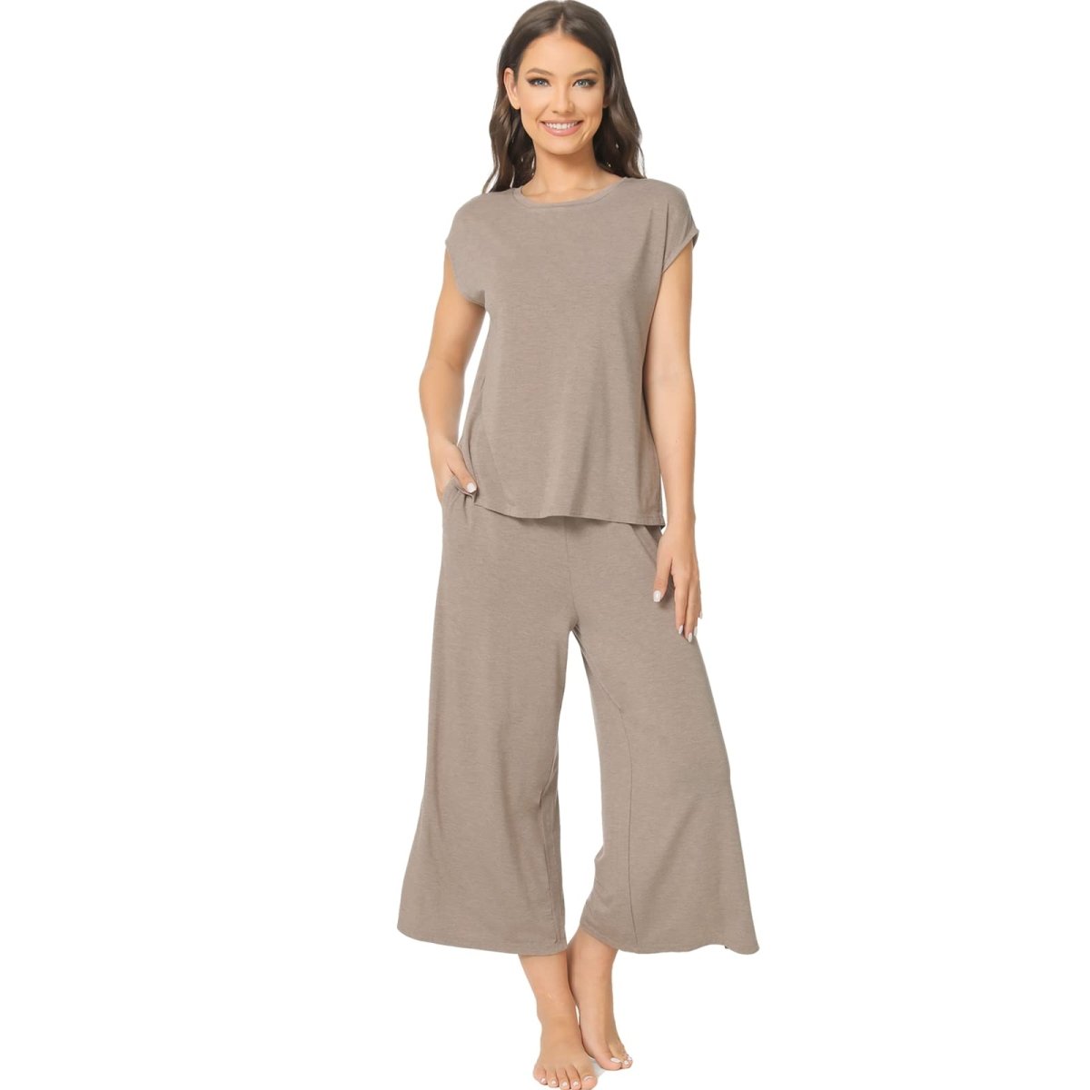 Women's Bamboo Viscose Cap Sleeve Top - GYS