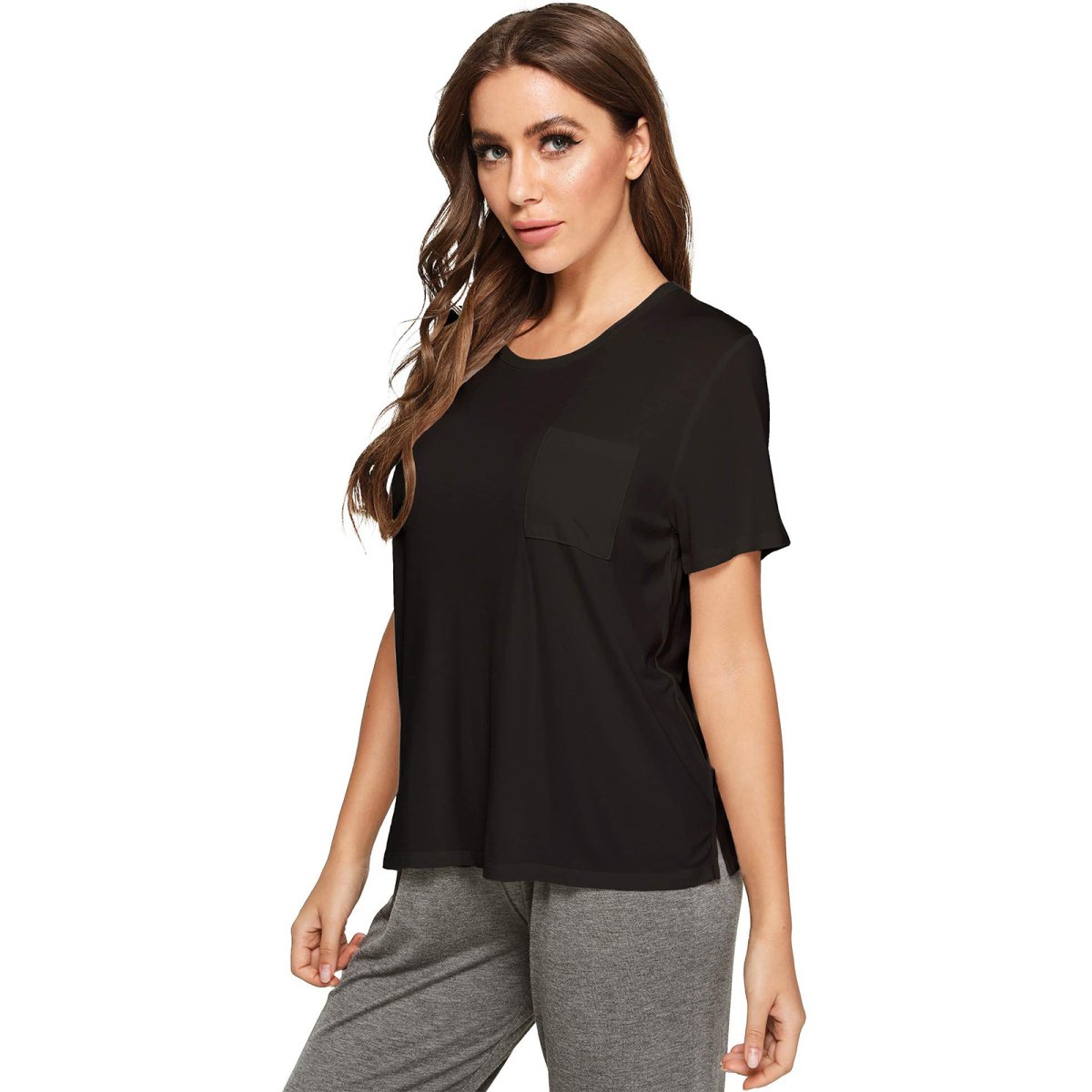 Women's bamboo Viscose Short Sleeve Soft Tee - GYS