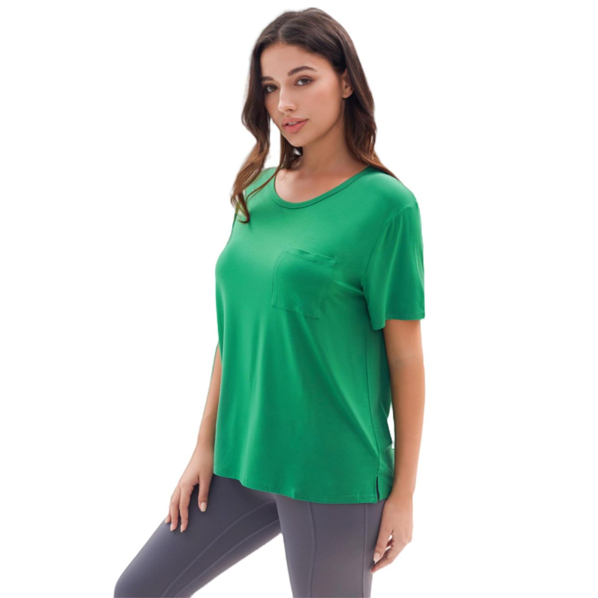 Women's bamboo Viscose Short Sleeve Soft Tee - GYS