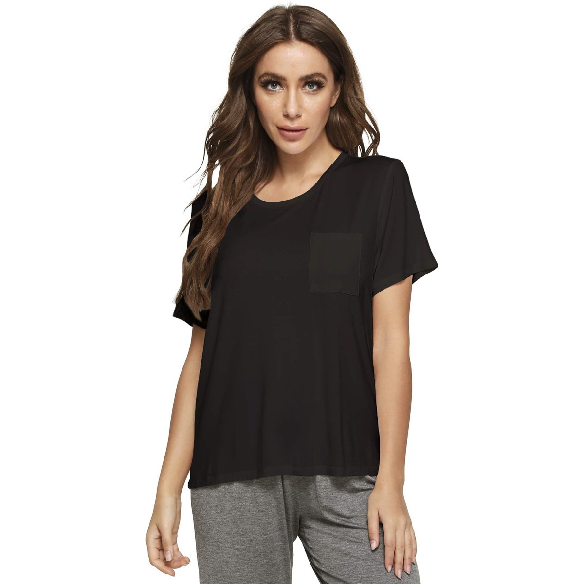 Women's bamboo Viscose Short Sleeve Soft Tee - GYS