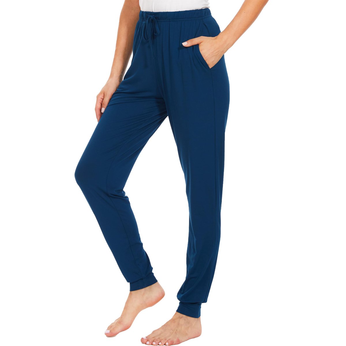 Women's Pajama Bottoms Viscose Joggers Pants with Pockets - GYS