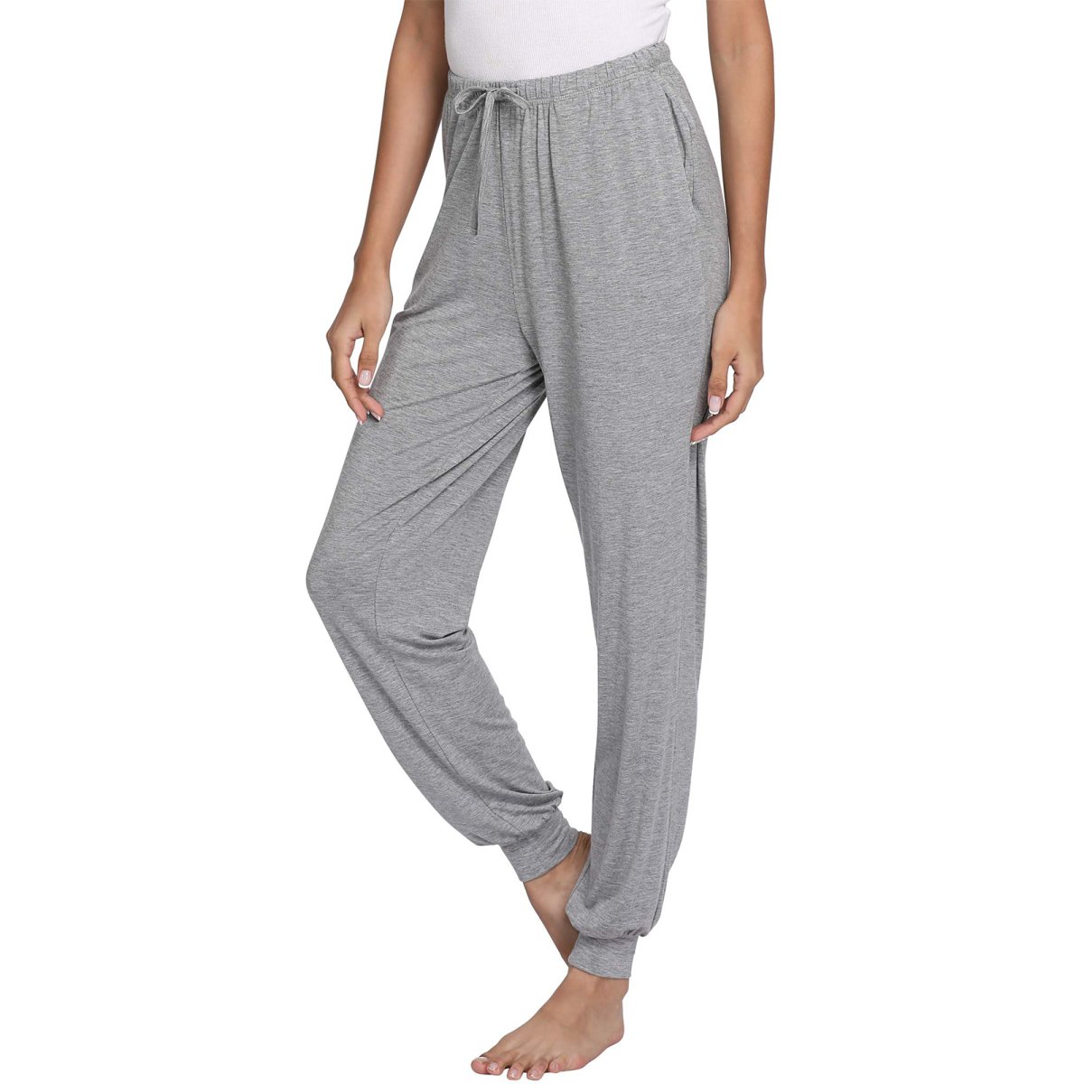 Women's Pajama Bottoms Viscose Joggers Pants with Pockets - GYS